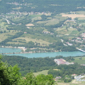 Mont des Princes, la ferme du Comte, Belvédère du Rhône